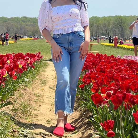 Abercrombie&Fitch Ultra High Rise Kick Flare Jeans 24/00 short - Picture 4 of 4